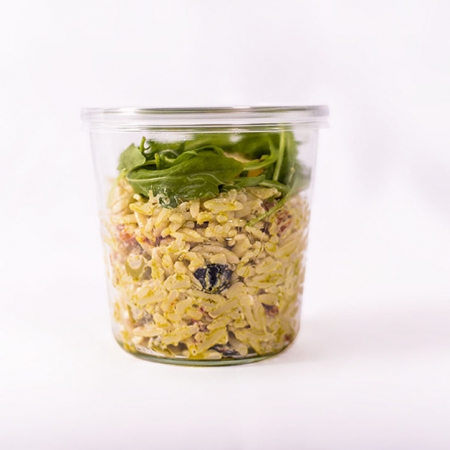 PASTASALADE MET BROCCOLI EN FOREL-VISTERRINE, GROENE SAUS